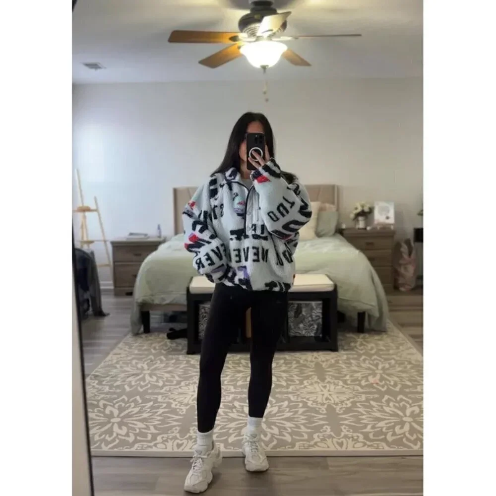 FREE PEOPLE Movement Hit The Slopes Printed Pullover in Stand Out Never Still